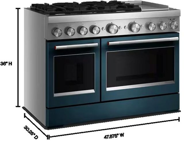 KitchenAid® 48" Agave Pro Style Duel Fuel Range with Griddle-1
