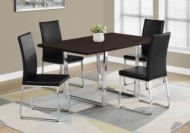Monarch Specialties Inc. Espresso Dining Table-2