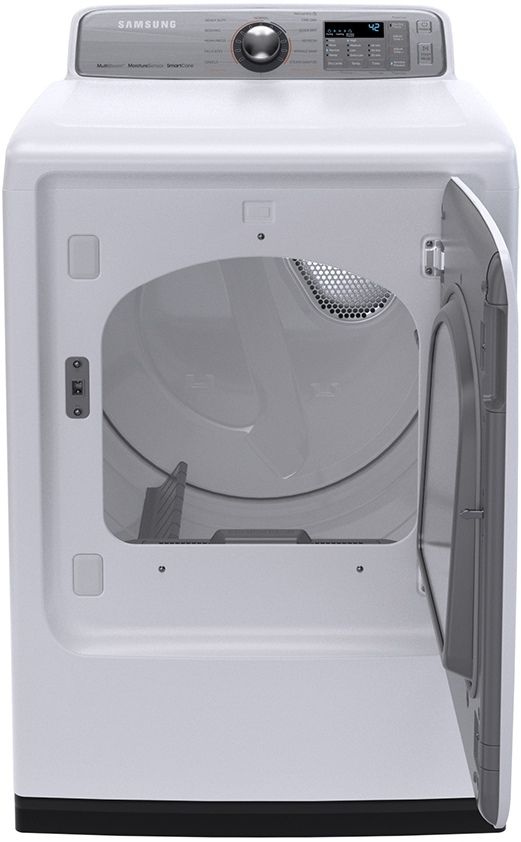 Samsung 7.4 Cu. Ft. White Front Load Gas Dryer-1