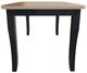 Mavin Customizable 48" Boat Extendable Dining Table with 18" Leaf-2