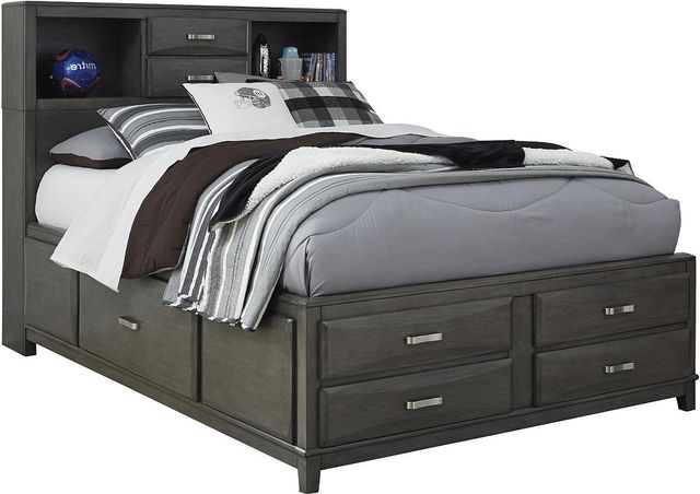 Signature Design by Ashley® Caitbrook 6-Piece Gray Full Storage Bed Set-1