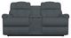 La-Z-Boy® Pinnacle Denim Power Wall Reclining Loveseat with Console, Headrest, and Lumbar-1