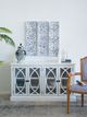A & B Home 3-Piece White Standing Monk Set-4