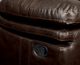 Furniture of America® Listowel Brown Manual Reclining Loveseat-2