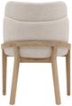Dovetail Furniture Jacquelyn Beige/Light Natural Dining Chair-3