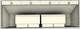 Vent-A-Hood® 66" Biscuit Wall Mounted Liner Insert-2