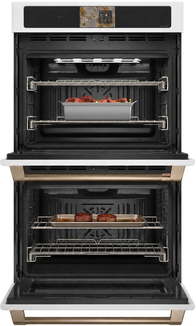 Café™ Professional Series 30” Matte White Smart Double Electric Wall Oven with Convection-2