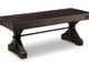Handstone Rafters 48” Bench With Wood Seat-0