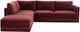 TOV Furniture Willow 5-Piece Red Left-Arm Facing Sectional-3