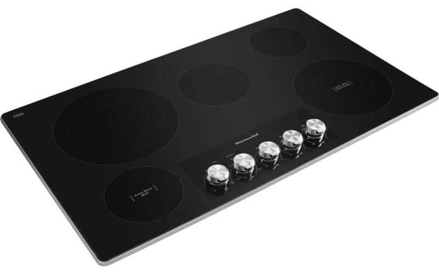 KitchenAid® 36" Stainless Steel Electric Cooktop-1
