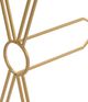 Crestview Collection Kendall Brown Console Table with Gold Base-2