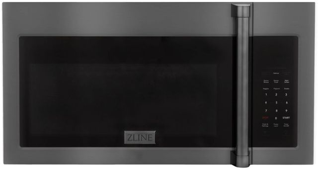 ZLINE 1.5 Cu. Ft. Black Stainless Steel Over The Range Microwave 