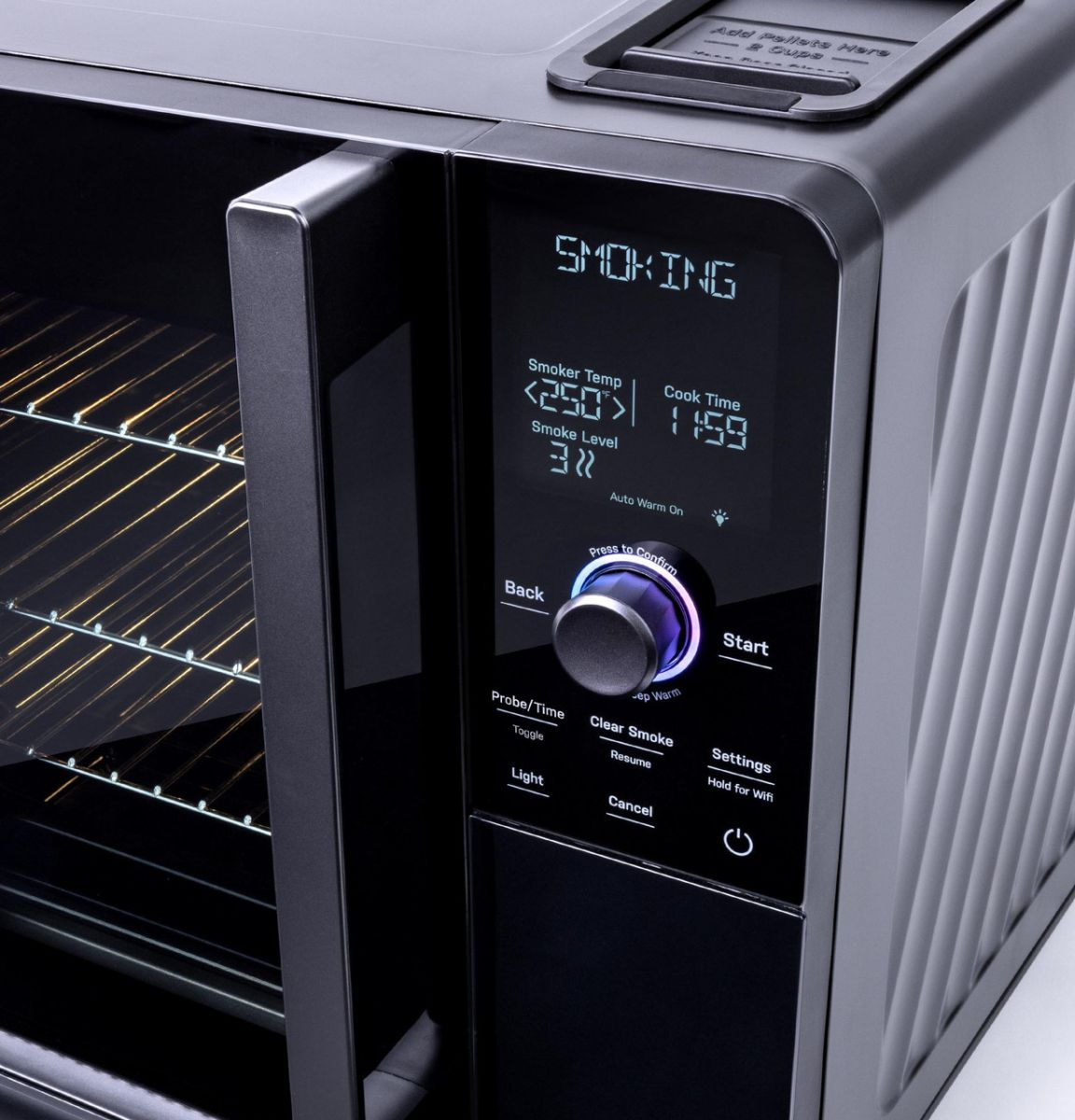 邦楽 BLACK SMOKER BABA CMT INNER SCIENCE Weber 22 in. Smokey Mountain Cooker Smoker in Black with