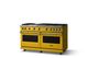 Viking® 5 Series 60" Daffodil Pro Style Gas (NG) Range with Polished Chrome Trim-2