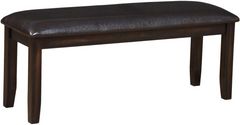 Steve Silver Co. Ally Antique Charcoal Upholstered Dining Bench