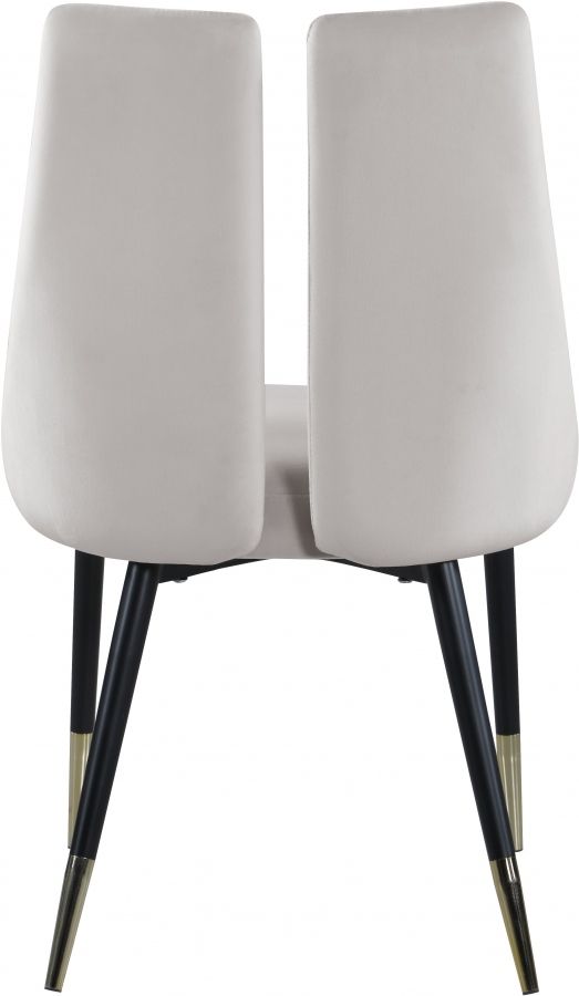 Meridian Furniture Sleek Cream Dining Chair-3
