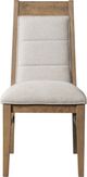 Intercon Landmark Beige/Weathered Oak Upholstered Dining Side Chair-2