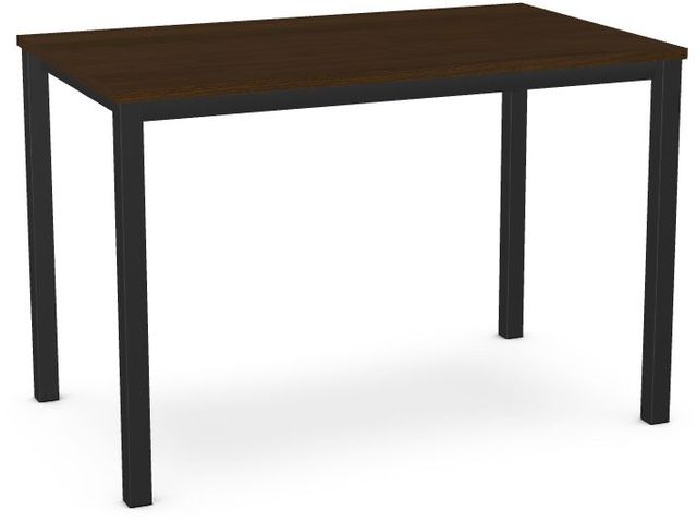 Amisco Customizable Azilis Walnut Veneer Counter Height Table-0