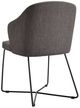 VIG Furniture Modrest Gia 2-Piece Gray Fabric Dining Chair Set-2