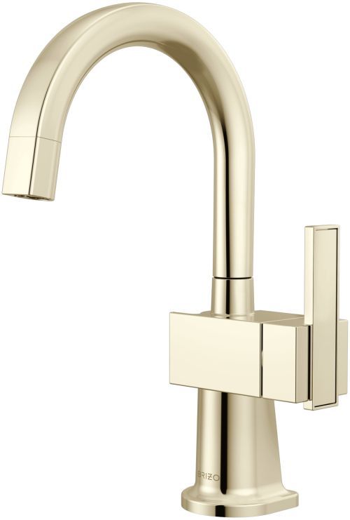 Brizo Frank Lloyd Wright® Brilliance® Polished Nickel Beverage Faucet with Arc Spout-0