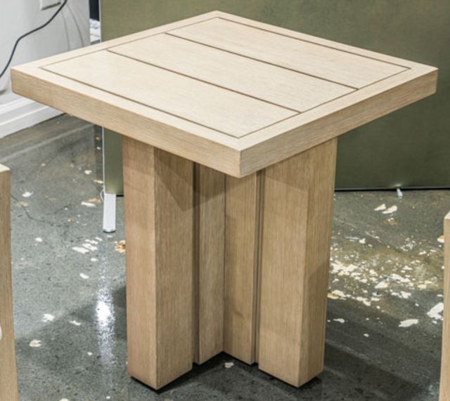 Signature Design by Ashley® Thunder Trails Beige/Light Gray Square End Table-1