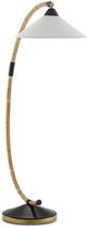Currey & Company Lisbon Natural/Off-White Floor Lamp-1