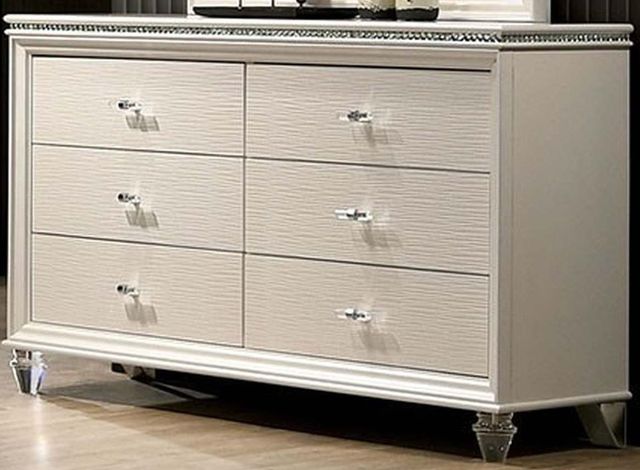 Furniture of America Allie Pearl White Youth Dresser