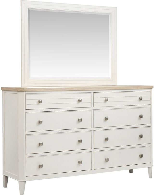 Magnussen Home® Echo Isles Driftwood/Sea Pearl Double Drawer Dresser-4