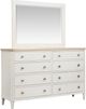 Magnussen Home® Echo Isles Driftwood/Sea Pearl Double Drawer Dresser-4