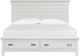 Magnussen Home® Charleston White Dove Queen Panel Storage Bed-2