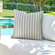 Uttermost® Basket Stripe Rattan Polyester Indoor-Outdoor Pillow-1