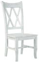 John Thomas Furniture® Hampton Chalk Double X Back Dining Side Chair-0