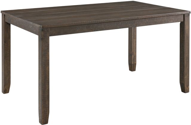 Elements International Brock 7-Piece Brown Dining Set-1