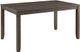 Elements International Brock 7-Piece Brown Dining Set-1
