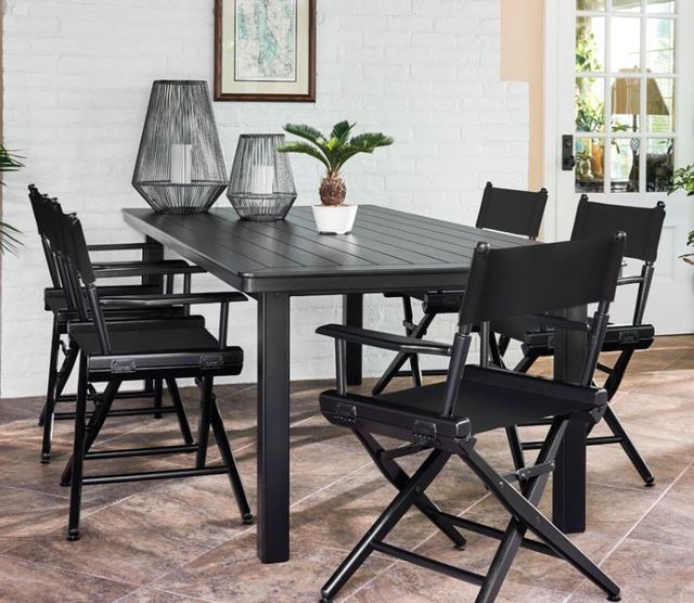 Telescope Casual 42" Square Dining Height Tapered Leg Table without Hole-0