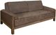 International Furniture Direct Sedona Chocolate Brown Loveseat-0
