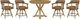 Steve Silver Co. Rylie 5-Piece Caramel/Camel Counter Height Dining Set-0