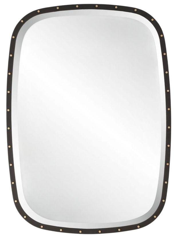 Uttermost® Benedo Matte Black Mirror-0