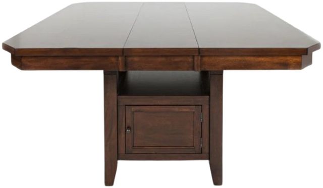 Jofran Inc. Manchester Merlot Square High-Low Dining Table-3