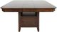 Jofran Inc. Manchester Merlot Square High-Low Dining Table-3