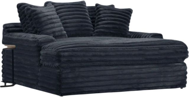 American Wholesale Furniture Jenna Onyx Mega Chaise-0