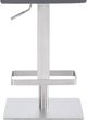 Armen Living Legacy Grey Swivel Bar Stool-4