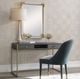 Uttermost® Taja Dark Gray/Gold Writing Desk-1