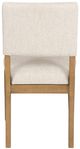 Flexsteel® Millwork 2-Piece Beige/Umber Dining Chair Set-4