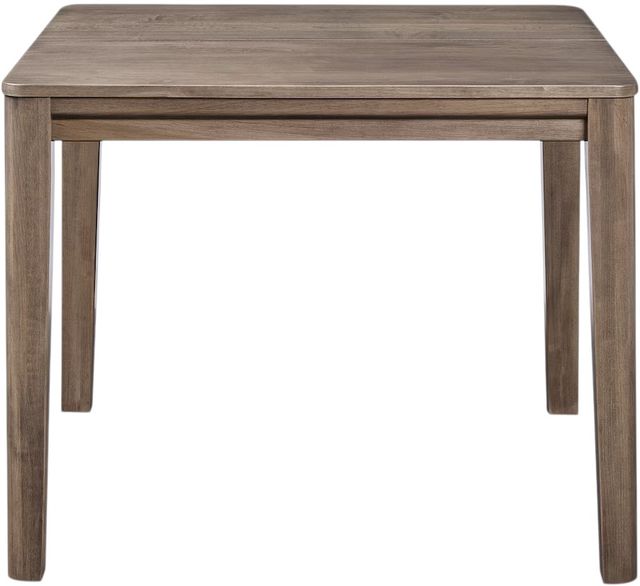 Bassett® Furniture Origins Dandridge Fog Square Dining Table with 1 Leaf-1
