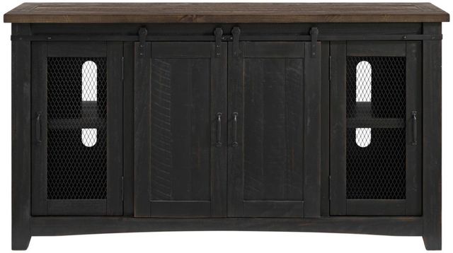 Martin Svensson Rustic Black/Brown Entertainment Console-1