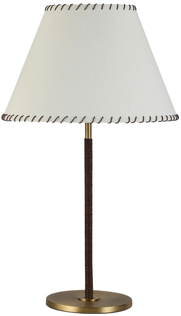 Renwil® Camelia Dark Antique Brushed Brass Table Lamp-0
