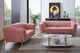 VIG Furniture Divani Casa Aiken Salmon Pink Loveseat-3