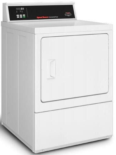 Speed Queen® Commercial 7.0 Cu. Ft. White Commercial Gas Dryer-1