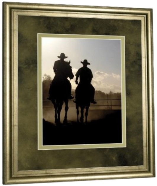 Classy Living Yann Siwiak Cavaliers Cowboys 34" Wall Art-3